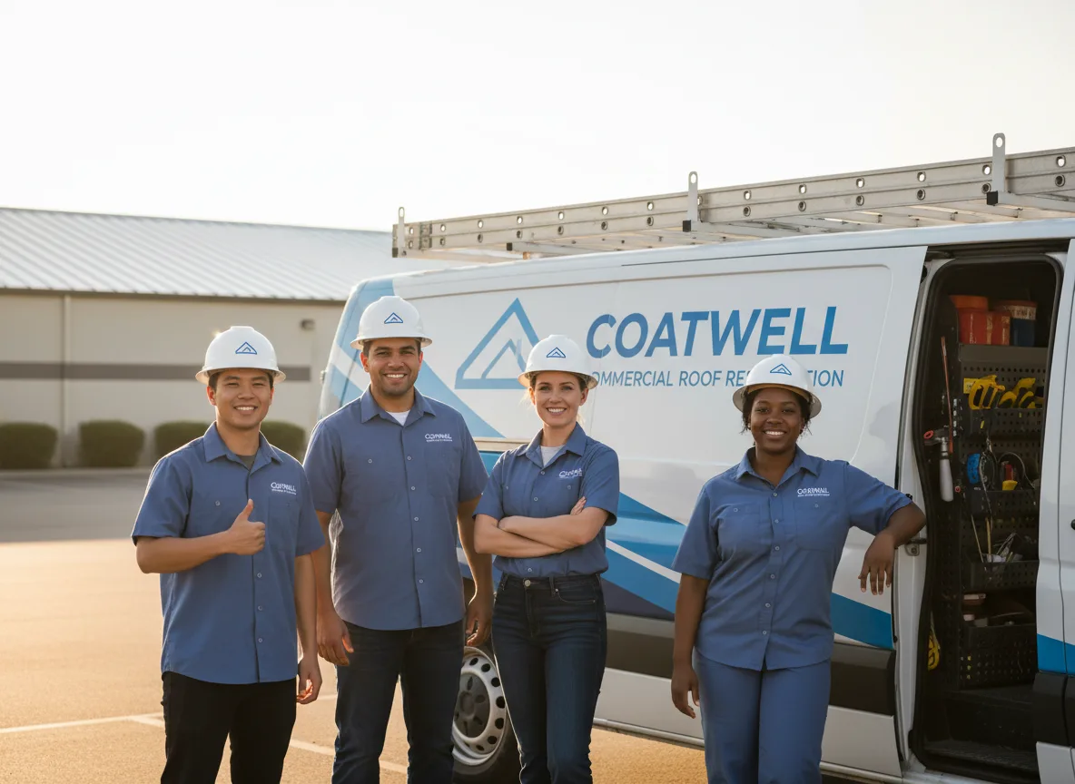 Commercial roof coating company in Reynolds, GA